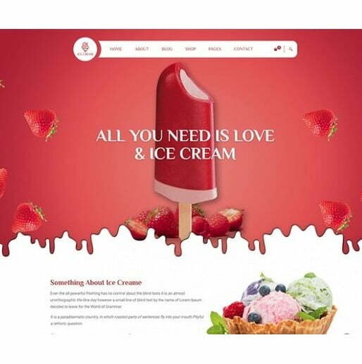 Ice Cream – HTML Template