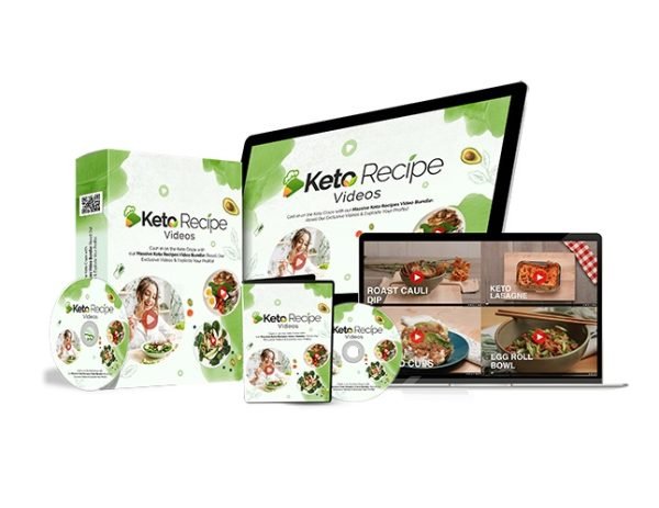 Keto Recipe Videos  – Video Course with Resell Rights